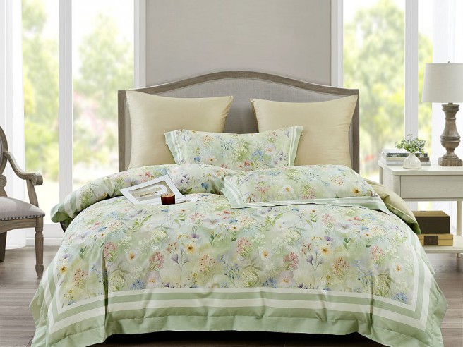 Комплект постельного белья Евро, фланель-тенсел 2360-6